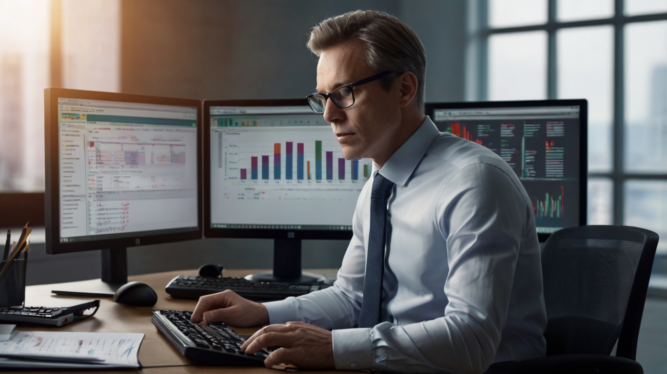 Finanzexperten bei der Arbeit
